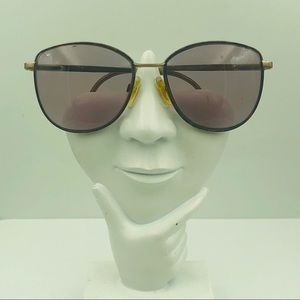 Luxottica Purple Gray Oval Sunglasses Frames